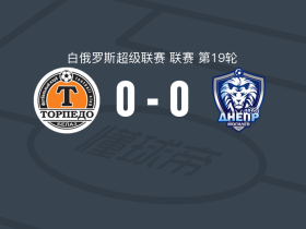 兹霍迪诺0-0第聂伯，难分伯仲