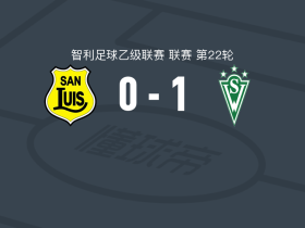 圣地亚哥流浪者1-0圣路易斯，Cristóbal Ponce制胜球