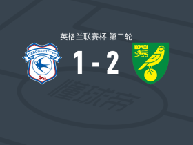 诺维奇2-1卡迪夫城，安特-茨尔纳茨破门，奎斯特高登建功
