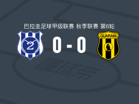 马约0-0瓜拉尼，难分伯仲
