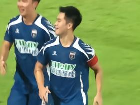 里程碑，25岁广东铭途球员蔡明民俱乐部赛事已出战100场