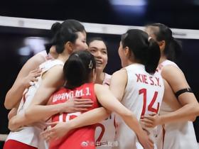 中国女排3-0击败中国台北，三战全胜且不失一局跻身亚锦赛8强