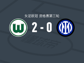 沃尔夫斯堡女足2-0国际米兰女足，普拉什尼卡尔建功，屈韦尔锁定胜局