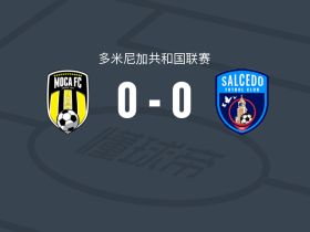 摩卡0-0萨尔塞多，两队破门乏术遭多米联3连平