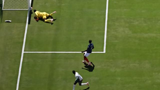 自2018年世界杯以来法国6次被门框拯救,同期所有球队最多