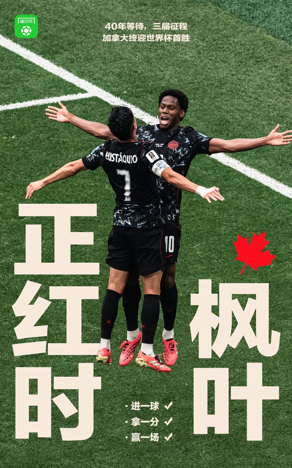 懂球帝海报：枫叶正红时