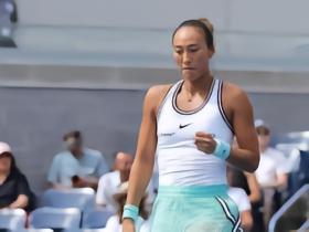 郑钦文逆转柳托娃晋级美网次轮，终结大满贯正赛四连败