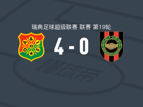 加尔斯4-0大胜布洛马波卡纳，安德松、塞缪尔-索尔特建功