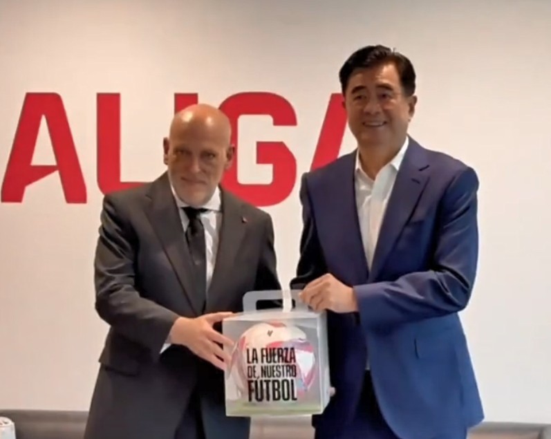 特瓦斯：西甲联盟高度重视中国市场，与中国足球合作前景广阔