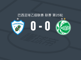 隆德里纳0-0尤文图德，两队各拿一分
