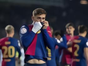 每体：加维将在周四恢复合练，不排除出战瓦伦西亚
