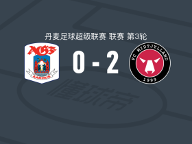 中日德兰2-0奥胡斯，埃蒂姆破门，德尼尔-卡斯蒂略锁定胜局