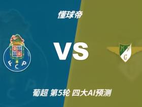 四大AI预测波尔图vs莫雷拉人：各家均认为主队轻松取胜封面