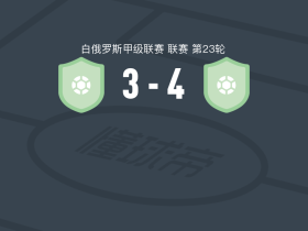 尼瓦杜比兹诺4-3逆转明斯克B队，Roman Kozel双响，igor monich破门