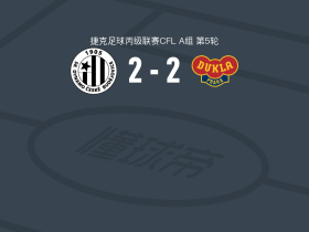 捷克布杰约维采2-2布拉格杜克拉B队，Martin Koci破门，Martin Koci救主
