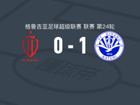 巴统迪纳摩1-0鲁斯塔维奥利匹亚，基尔基塔泽打进全场唯一进球