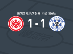法兰克福二队1-1瓦尔多夫，弗雷斯勒破门，马文-迪尔斯扳平比分