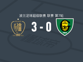 皮亚斯特3-0大胜GKS卡托维兹，乌戈-巴列霍建功，胡安德-里瓦斯破门