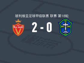 皇家奥鲁罗2-0圣安东尼奥布鲁，Yerco Vallejos破门，Jose Velez锦上添花