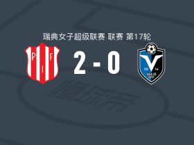 皮特奥女足2-0韦克舍女足，Sharon sampson建功，阿斯拉-约翰内森锁定胜局