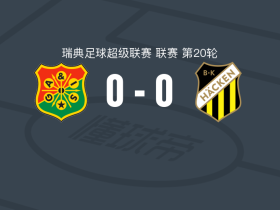加尔斯0-0赫根，古斯塔夫-林德格伦错失良机