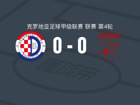 杜格普利耶0-0扎达拉洛维，两队各拿一分