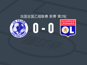 福尔斯0-0里昂B队，两队破门乏术