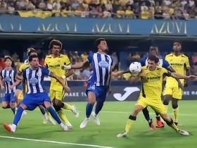 拉科鲁尼亚客场3-2逆转黄潜，奥巴梅扬两传一射