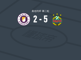 维也纳快速5-2大胜SK奥地利克拉根福，武尔姆布兰德帽子戏法，巴伊利奇建功