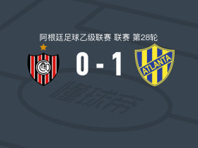 亚特兰大竞技1-0查卡里塔青年，莫雷拉制胜球