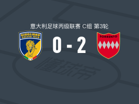 索伦托2-0朱利亚诺取意丙3连胜，卡尔涅卢蒂建功，博尔赞锦上添花