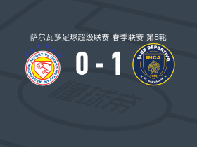 印加阿鲁巴1-0梅塔潘，Mario Narváez助球队取胜
