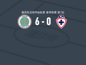 坎昆6-0狂胜希达尔戈蓝十字，José Rodríguez帽子戏法，特雷霍梅开二度
