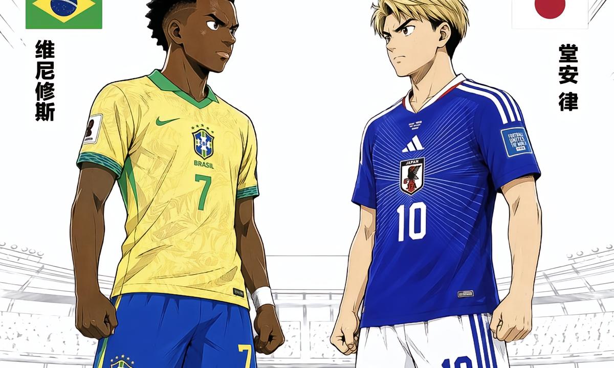 懂球帝海报：日本、巴西决战世界杯32强