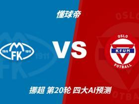 四大AI预测莫尔德vsKFUM奥斯陆：各家均看好主队取胜