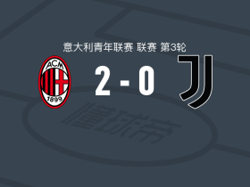 AC米兰U19 2-0尤文图斯U20，爱德华多-塔尔塔利亚破门，安德烈-库洛塔锁定胜局