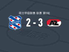 阿尔克马尔3-2海伦芬，阿尤布-乌弗基尔建功，梅尔丁克1射1传