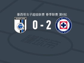蓝十字女足2-0克雷塔罗女足，ivonne gutierrez建功，daniela calderon锦上添花