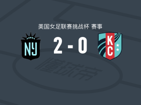 新泽西哥谭女足2-0堪萨斯城激流女足，埃茜-冈萨雷斯建功，达德利锁定胜局