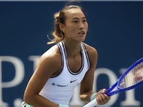 连续两轮让五追七，郑钦文2-0斯瓦泰克晋级美网女单8强