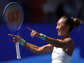 连续两轮让五追七,郑钦文2-0斯瓦泰克晋级美网女单8强