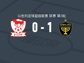 耶路撒冷贝塔1-0萨赫宁比尼，安萨制胜球