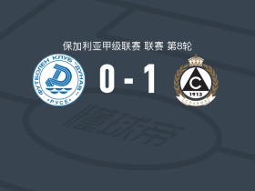 索菲亚斯拉维亚1-0多瑙，Yoan Bornosuzov一锤定音