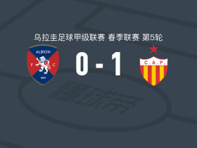 普罗格雷索1-0阿尔比恩，吉列尔莫-洛佩斯制胜球