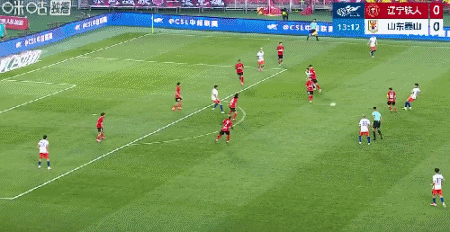 半场战报：山东2-0辽宁，泽卡梅开二度+失单刀