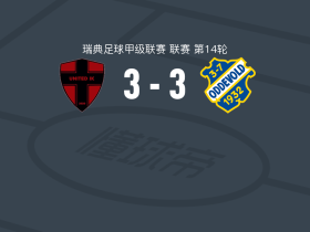 亚述人联3-3奥迪沃特，Shergo Shhab先拔头筹，Gabriel Sandberg扳平比分