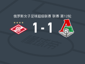 莫斯科斯巴达女足1-1莫斯科火车头女足，科罗夫基娜首开记录，格日温斯卡扳平