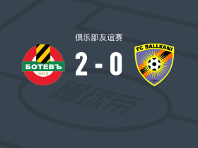 普罗夫迪夫博特夫2-0巴尔干尼，Carlos Meotti破门，佩德罗-伊戈尔锦上添花