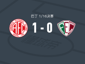 纳塔尔美洲1-0弗鲁米嫩塞EC，Alisson Taddei一剑封喉