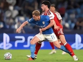 半场战报:那不勒斯0-0阿森纳,萨卡、梅里诺造险